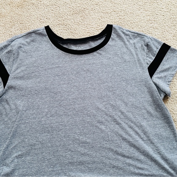 Grey Crop T-Shirt - Picture 3 of 4